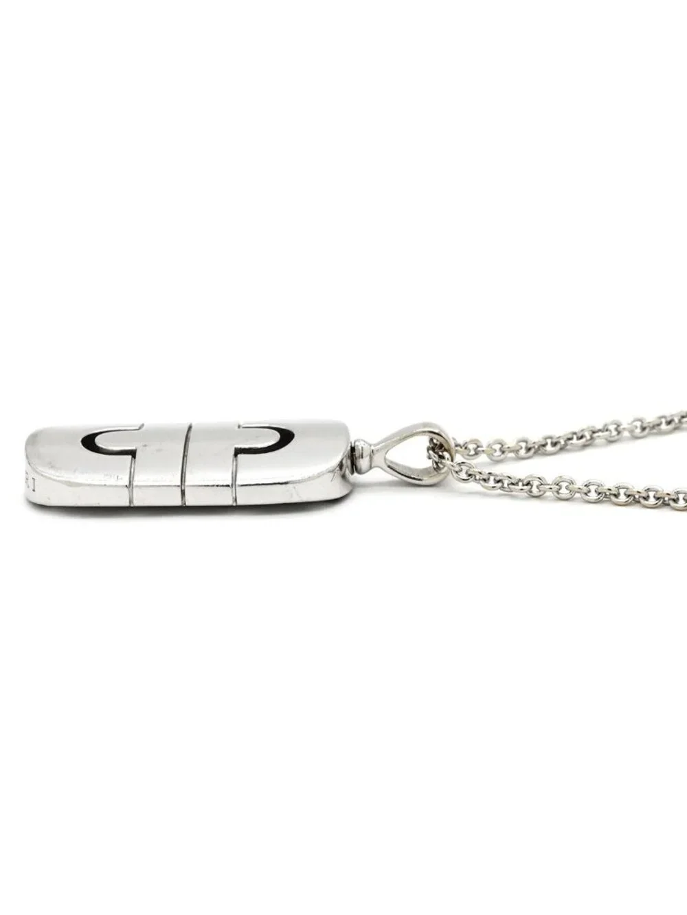 Bvlgari Necklace Parentesi White Gold Pendant 18